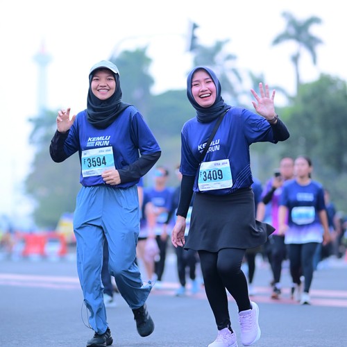 Race photo from KEMLU RUN 2026