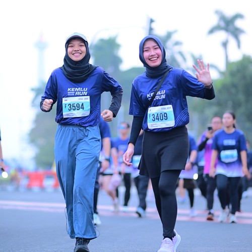 Race photo from KEMLU RUN 2026