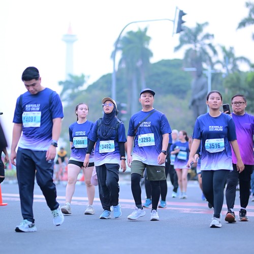 Race photo from KEMLU RUN 2026