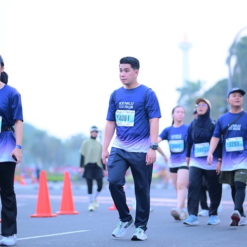 Race photo from KEMLU RUN 2026