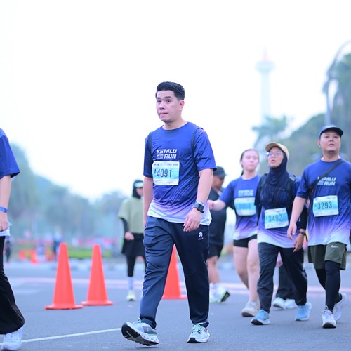 Race photo from KEMLU RUN 2026