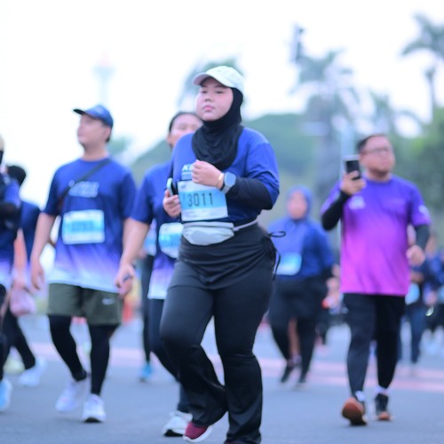 Race photo from KEMLU RUN 2026