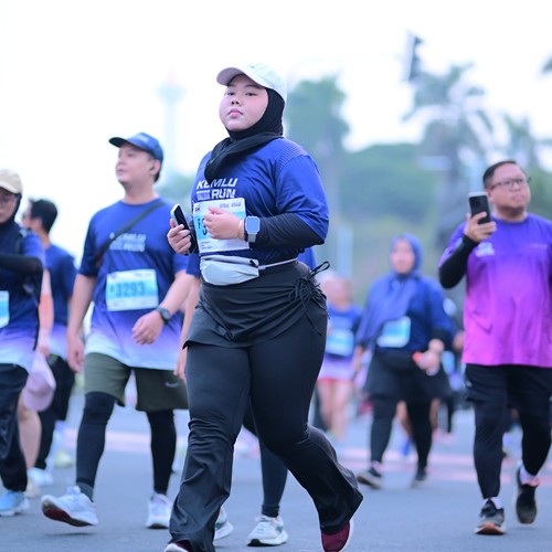 Race photo from KEMLU RUN 2026
