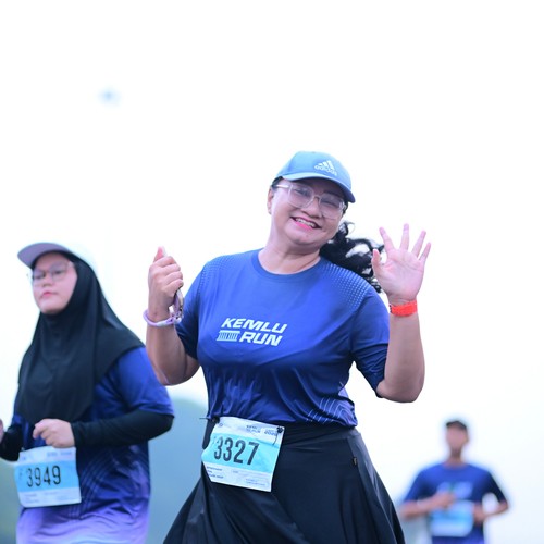 Race photo from KEMLU RUN 2026