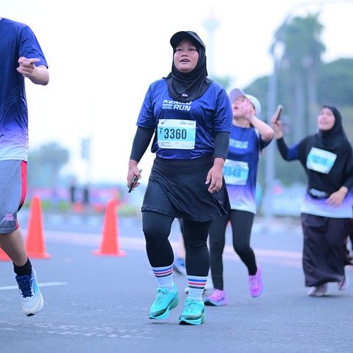 Race photo from KEMLU RUN 2026