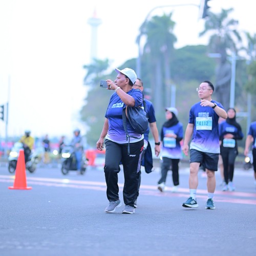 Race photo from KEMLU RUN 2026