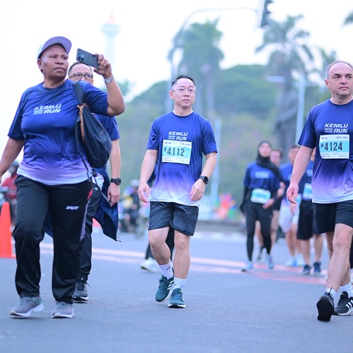 Race photo from KEMLU RUN 2026