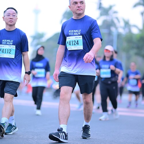 Race photo from KEMLU RUN 2026