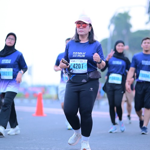 Race photo from KEMLU RUN 2026
