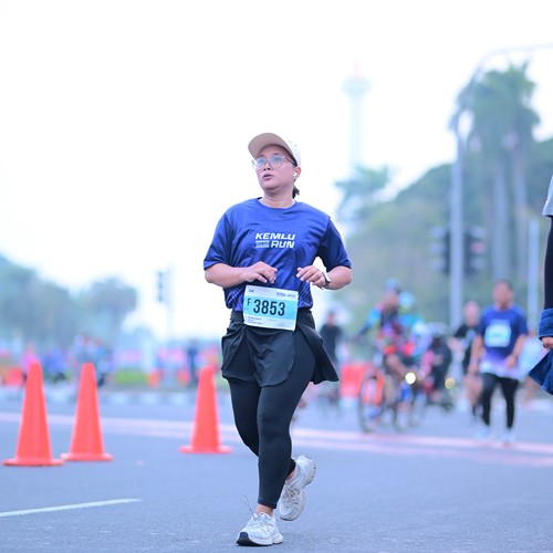 Race photo from KEMLU RUN 2026