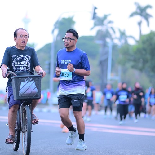 Race photo from KEMLU RUN 2026