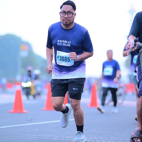 Race photo from KEMLU RUN 2026