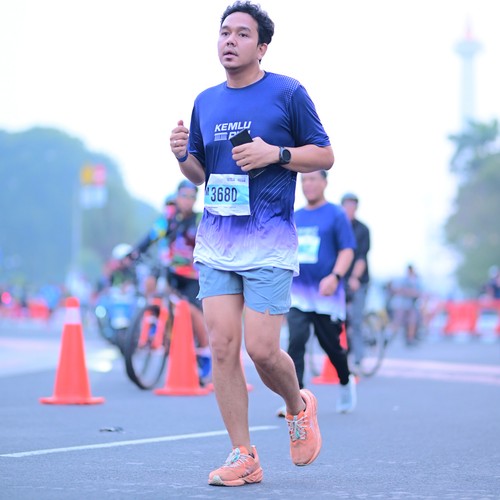 Race photo from KEMLU RUN 2026