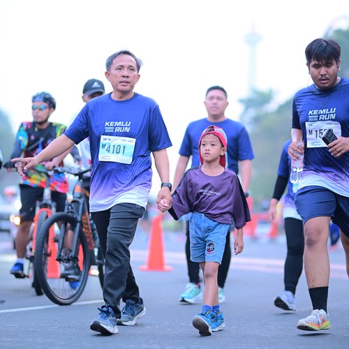 Race photo from KEMLU RUN 2026