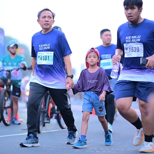 Race photo from KEMLU RUN 2026