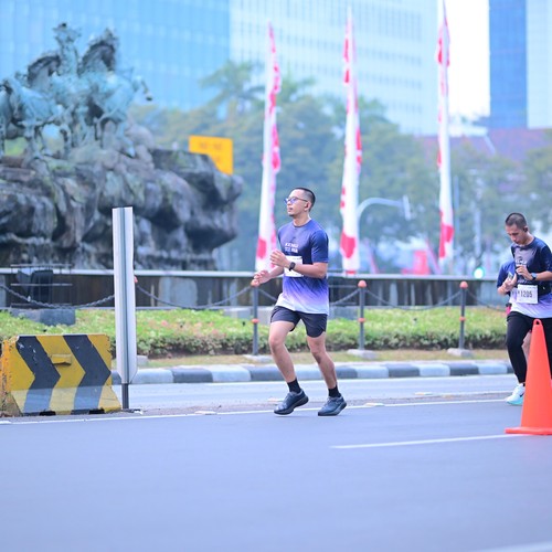 Race photo from KEMLU RUN 2026