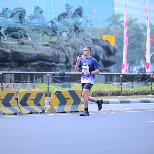Race photo from KEMLU RUN 2026