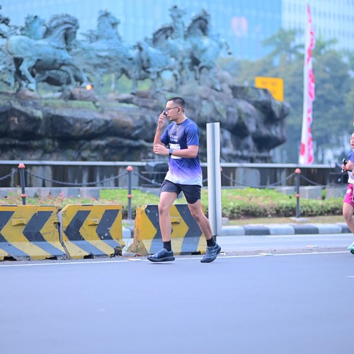 Race photo from KEMLU RUN 2026