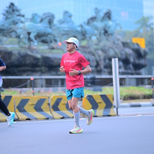 Race photo from KEMLU RUN 2026