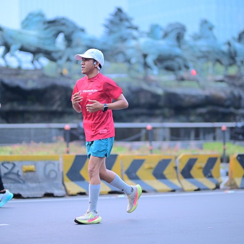 Race photo from KEMLU RUN 2026