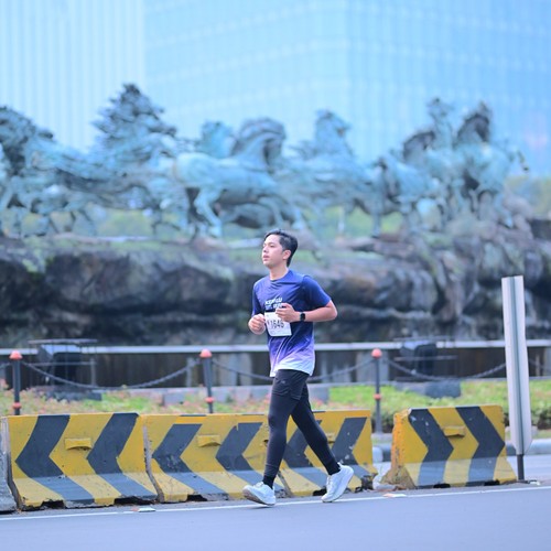 Race photo from KEMLU RUN 2026