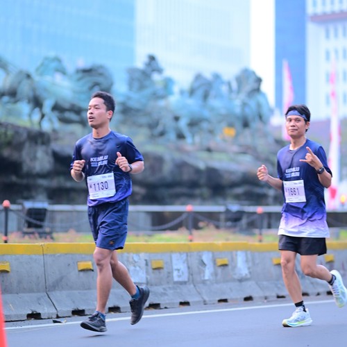 Race photo from KEMLU RUN 2026