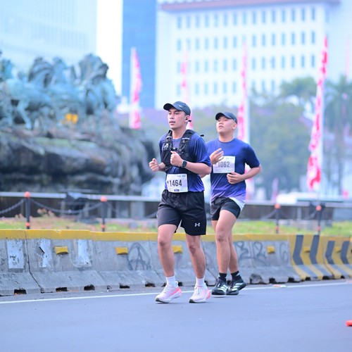 Race photo from KEMLU RUN 2026