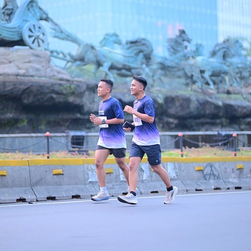 Race photo from KEMLU RUN 2026
