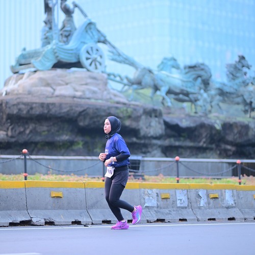 Race photo from KEMLU RUN 2026