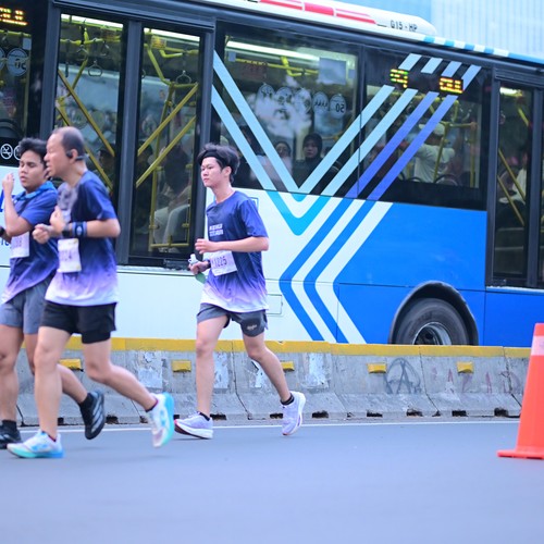 Race photo from KEMLU RUN 2026