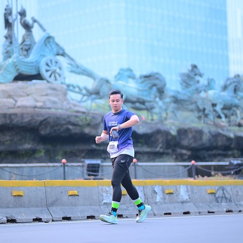 Race photo from KEMLU RUN 2026