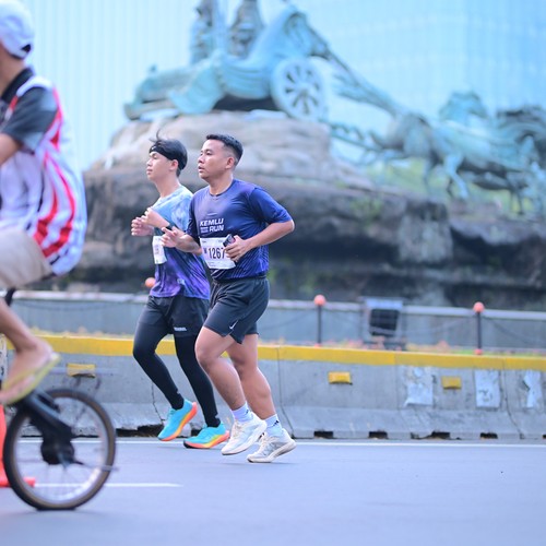 Race photo from KEMLU RUN 2026