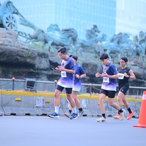 Race photo from KEMLU RUN 2026