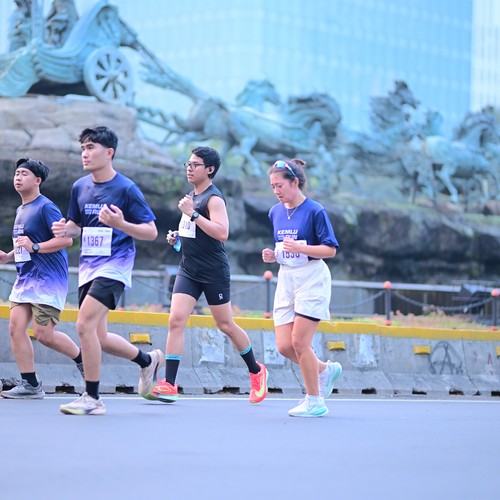 Race photo from KEMLU RUN 2026