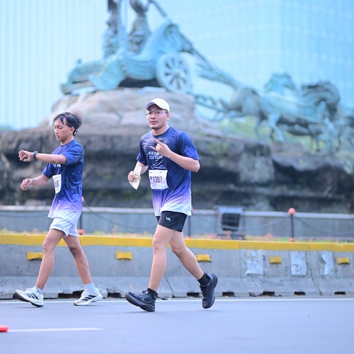 Race photo from KEMLU RUN 2026