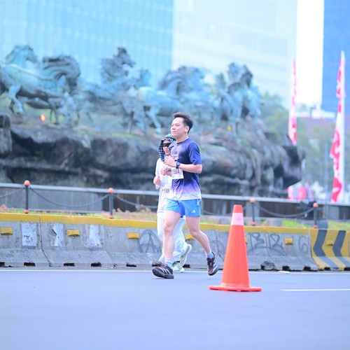Race photo from KEMLU RUN 2026