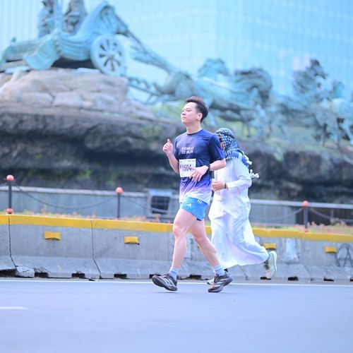 Race photo from KEMLU RUN 2026