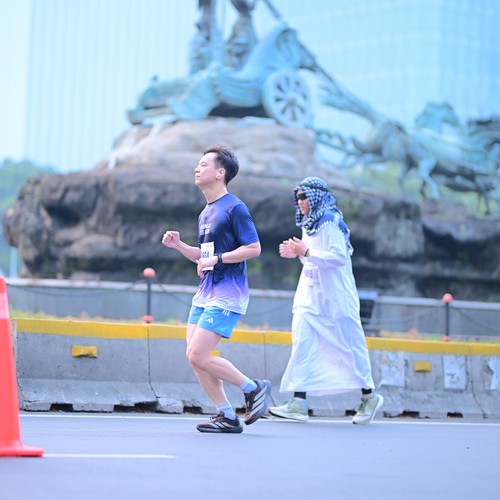 Race photo from KEMLU RUN 2026