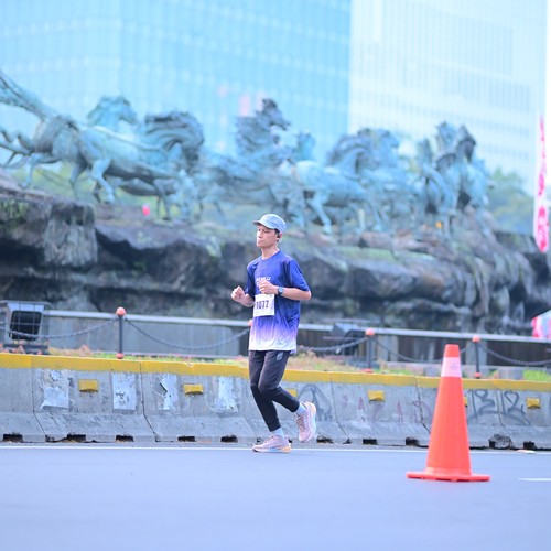 Race photo from KEMLU RUN 2026