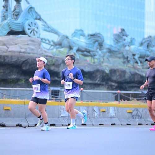 Race photo from KEMLU RUN 2026