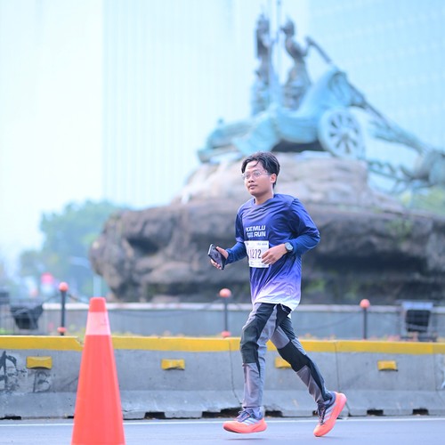 Race photo from KEMLU RUN 2026