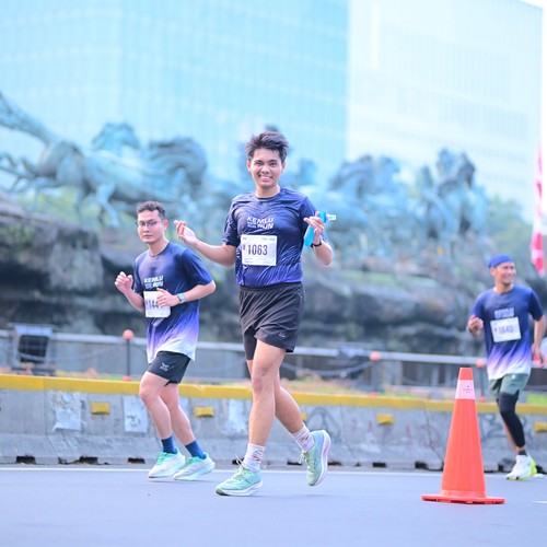 Race photo from KEMLU RUN 2026