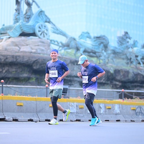 Race photo from KEMLU RUN 2026