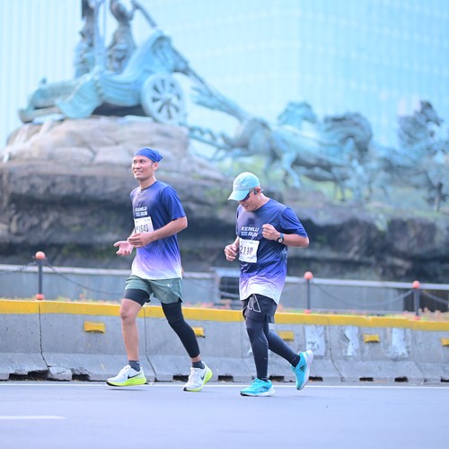 Race photo from KEMLU RUN 2026