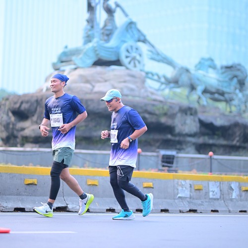Race photo from KEMLU RUN 2026