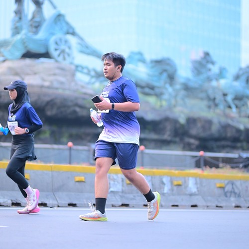 Race photo from KEMLU RUN 2026