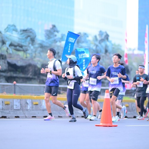 Race photo from KEMLU RUN 2026