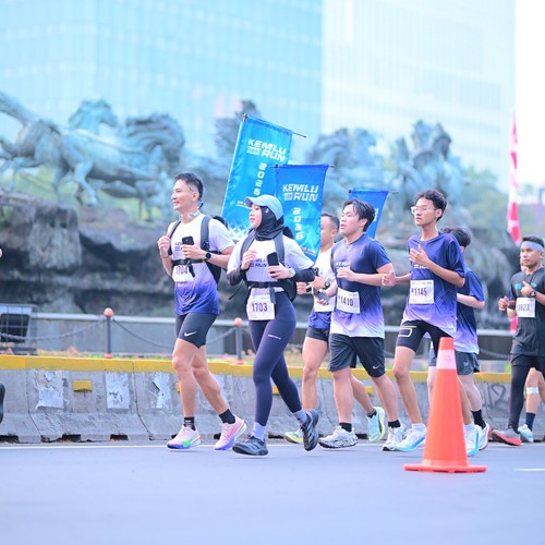Race photo from KEMLU RUN 2026