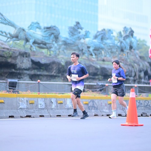 Race photo from KEMLU RUN 2026