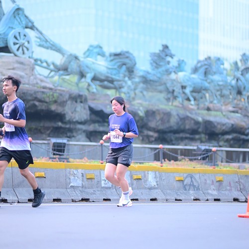 Race photo from KEMLU RUN 2026